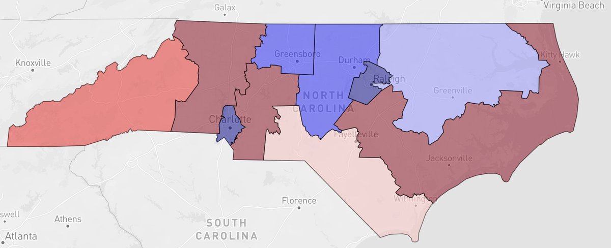 How wild would it be if NC elected their Council of State from districts?