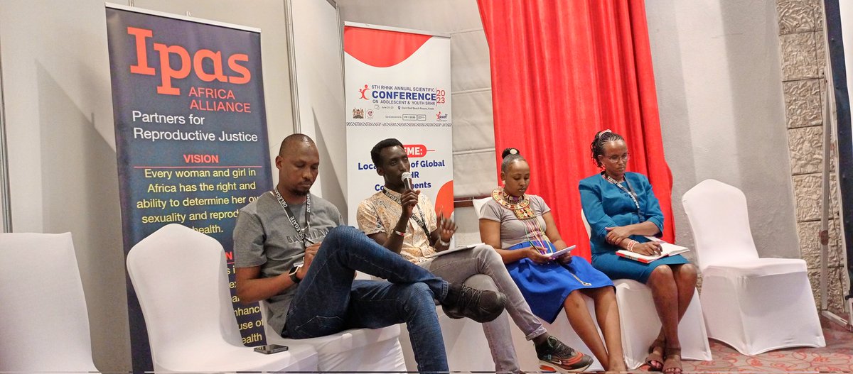 Climate change is a crisis magnifier. When Samburu Community is affected, access to SRHR  information let alone services uptake, no longer become a priority because  competing needs like food and looking after livestock. 
#RHNKConference2023