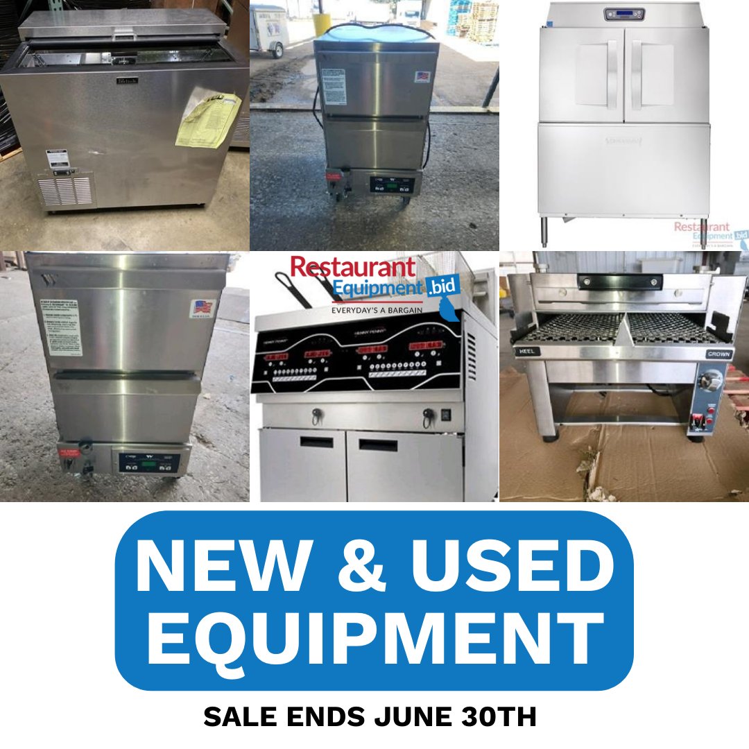 Auction in Dallas, TX for New & Used Restaurant Equipment!!! Bidding starts at $1!! Don't miss your chance to bid! Hurry now!!!👀 #restaurant #restaurantowner #surplus #equipment #kitchen #sale 
ow.ly/BHKu50OULLR