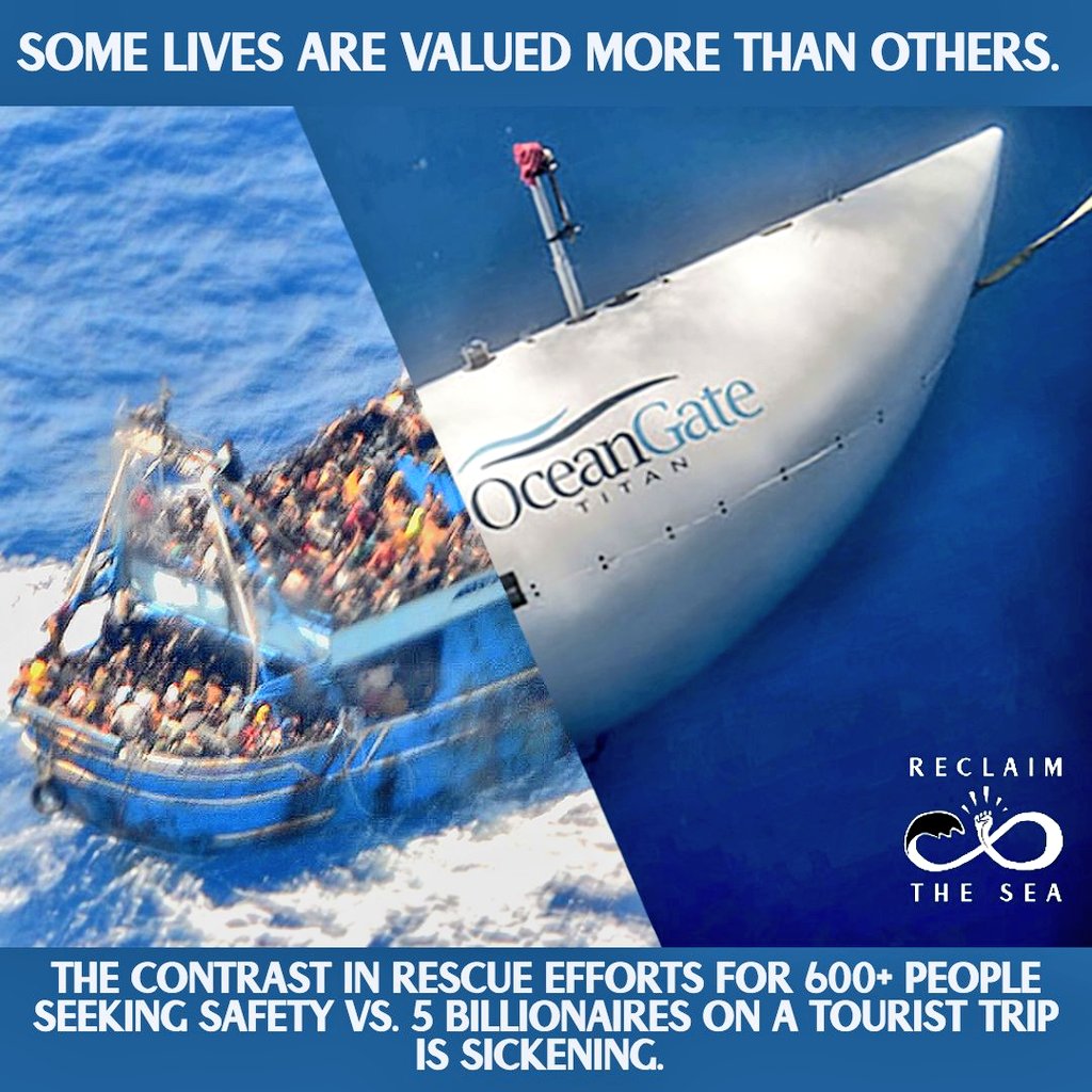 The 600+ were not numbers! Τhey were humans with a story behind...
Οι 600+ πνιγμένοι δεν είναι νούμερα ήταν ανθρωποι με μια ιστορία από πίσω...

SHAME AND DISGUST
#Πυλος
#EuropeanUnion #Refugees
#Pylos_massacre #pylos
#StopTheWars #EndPoverty 
#GreekFascistState