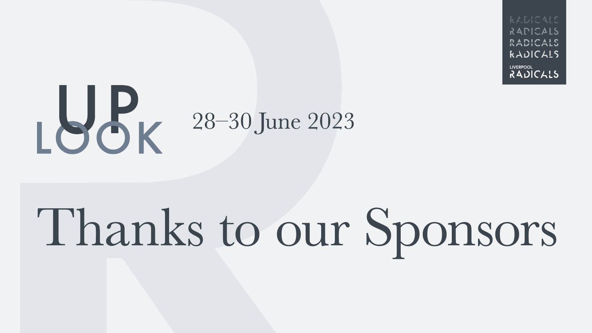 We're incredibly grateful to all those who made our inaugural exhibition, 'Look Up,' a reality! 🙏🏼 Your support and expertise have paved the way towards sharing the spirit of Liverpool Radicals from 28th-30th June. #LiverpoolRadicals #LookUpExhibition