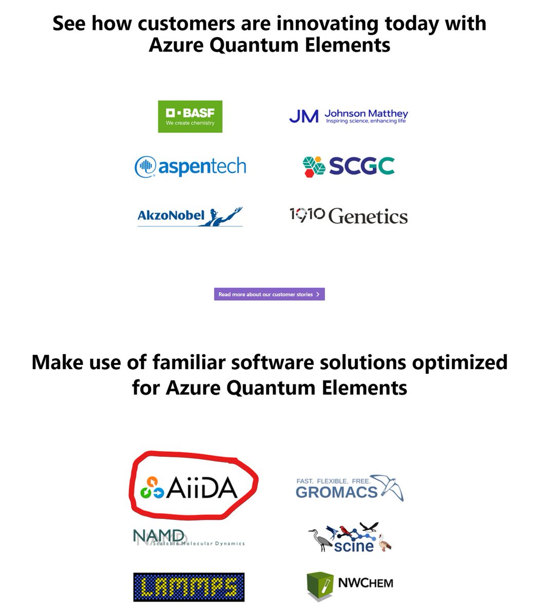 I was just dreaming of this when designing and prototyping the AiiDA framework at Bosch Research back in 2009, and in collaboration with EPFL from 2012... It's now here, congrats to the AiiDA team! #Bosch #EPFL  #MicrosoftAzure quantum.microsoft.com/en-us/our-stor…