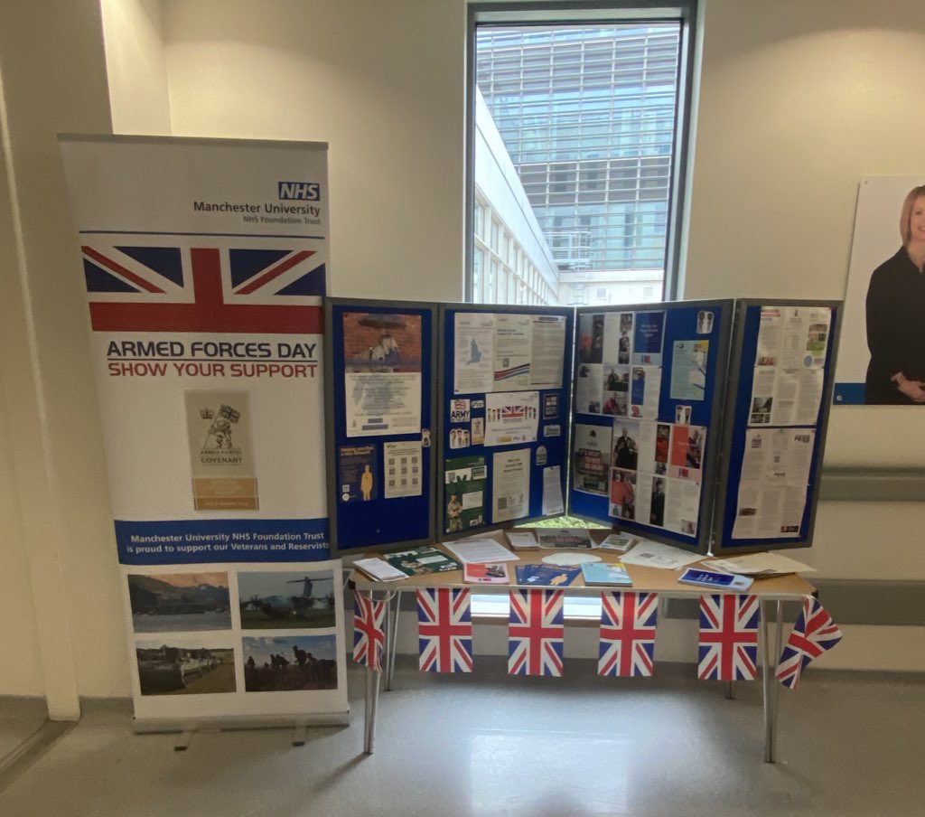 MVCmft (@mvccmft) on Twitter photo All set for Armed Forces Day on MVC <a href="/MFT_MRI/">Manchester Royal Infirmary</a> #ArmedForcesDay #veterans All set for Armed Forces Day on MVC <a href="/MFT_MRI/">Manchester Royal Infirmary</a> #ArmedForcesDay #veterans