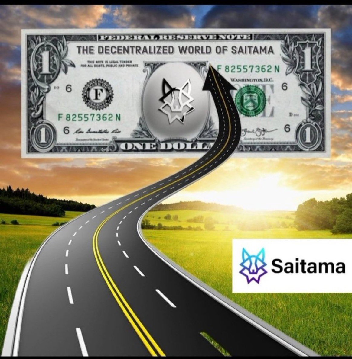 #Saitama 
Finally got my tokens from yesterday…🤘🏻
#Saitama to one dollar.
🚀🚀🚀

 #Saitama 

#Saitama 
#SaitaPro
#SaitaCard 
#SaitaChain 
#SaitaLogistics 
#crypto 
#NFT #BTC