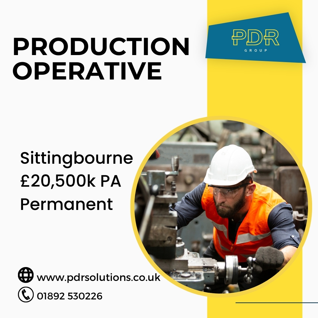 Operative
Sittingbourne
Full-time
Permanent
£20,500 Per Annum

pdrsolutions.co.uk/jobs/productio…   #kentjobs #jobsinkent #sittingbourne #operative