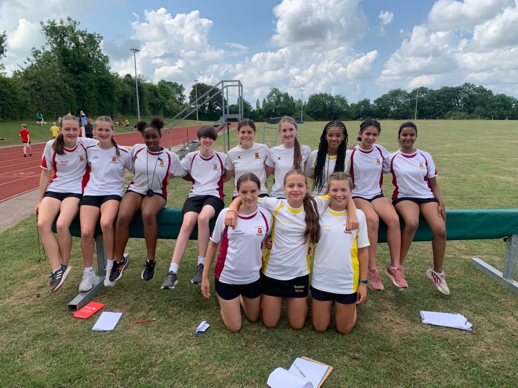 TheCryptSchool's tweet photo. Our #CryptYr9 sports leaders helped run a SEND primary school athletics event today - the weather was kind to them! ⛅ https://t.co/K3LSbcsamr