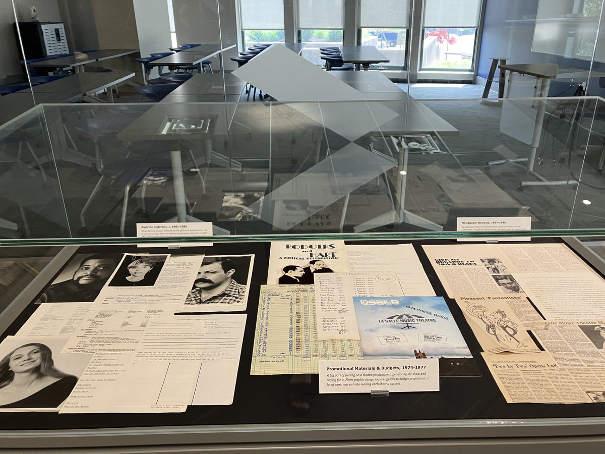 In case you need a reason to visit the <a href="/ConnellyLibrary/">Connelly Library</a>, we have new exhibit cases and a new exhibit to check out! Stop by to learn all about the history of Music Theatre <a href="/LaSalleUniv/">La Salle University</a> and see photographs, programs, promotional materials, and more.