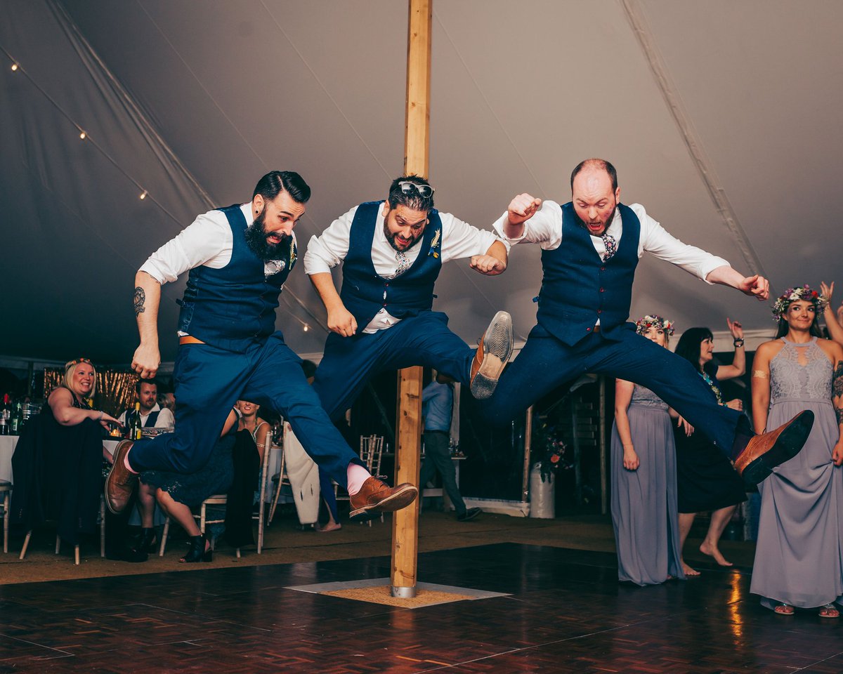 MattBeacham's tweet photo. @Busted @AllTimeLow Did the 'busted' jump at my wedding which was pretty well captured by our photographers 🔥 #imgladicrashedthewedding https://t.co/hLRy5UFtTt