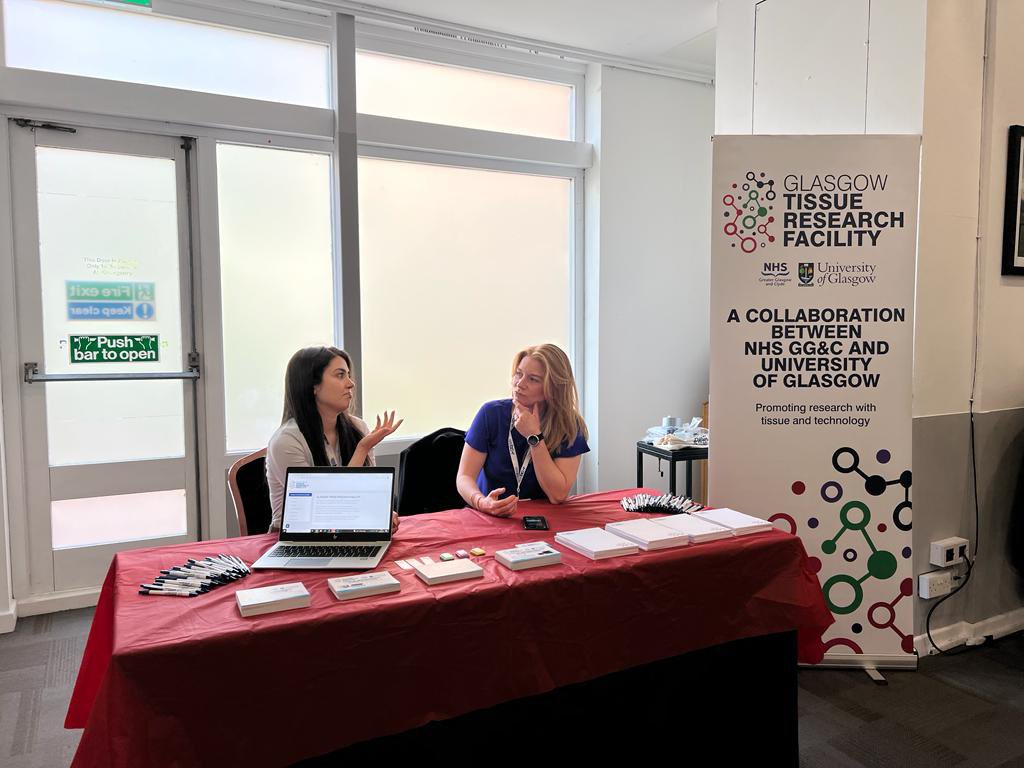 UoGTRF's tweet photo. At the Trailblazer BACR  conference! Great networking with ECRs on how we can support their research. #BACR #naturalphotopose #science #cancerresearch #gtrf #CRUK https://t.co/ek4EvJ1w16
