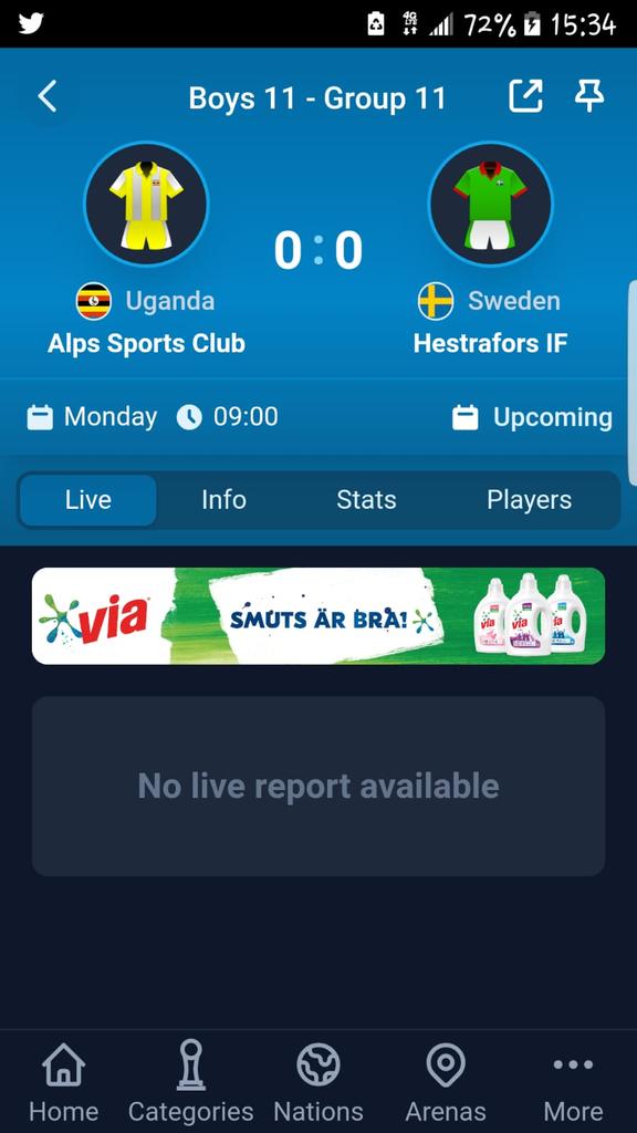 Alpscable1's tweet photo. Gothia cup updates. Though Ugandans @KagutaMuseveni @JanetMuseveni @OfficialFUFA don't support their own boys team @Gothia_Cup scheduled for 15/7-22/7, we shall still update you. https://t.co/f54Dv5ysjX