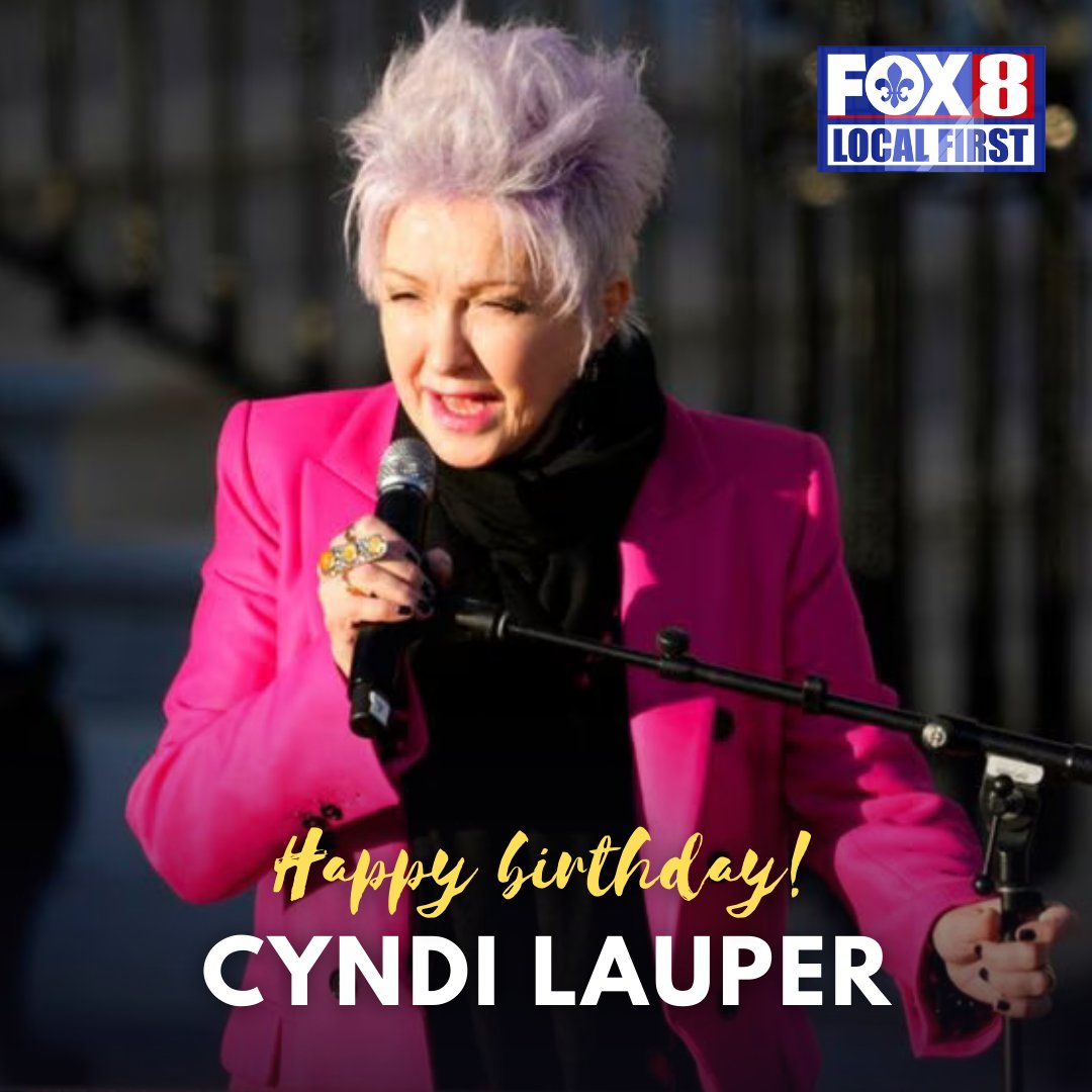 Happy 70th birthday to 16-time Grammy nominee Cyndi Lauper! 