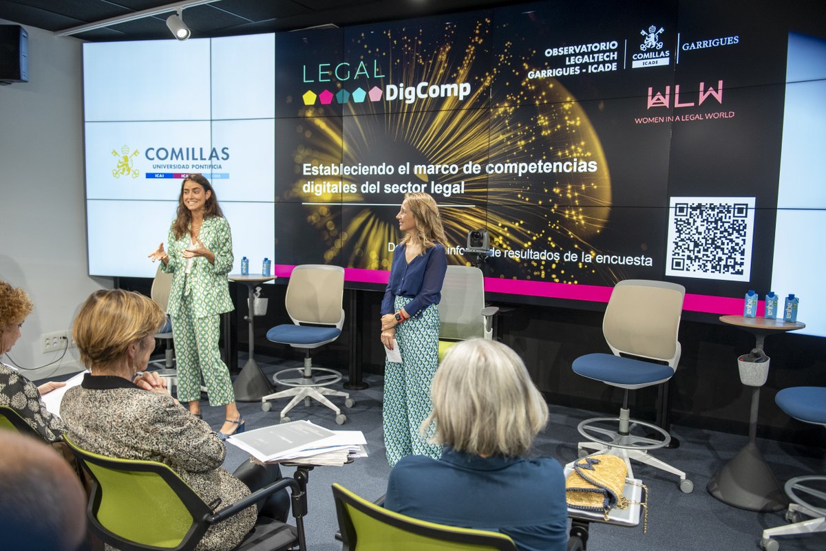 garrigues_es's tweet photo. Ayer tuvo lugar el evento “#LegalDigComp: estableciendo el marco de competencias digitales del sector legal” organizado por el #ObservatorioLegaltech Garrigues-ICADE y WLW | Women in a Legal World.
Si quieres saber más:👇🏼https://t.co/8irtOTUGYF https://t.co/15kltcCG3i