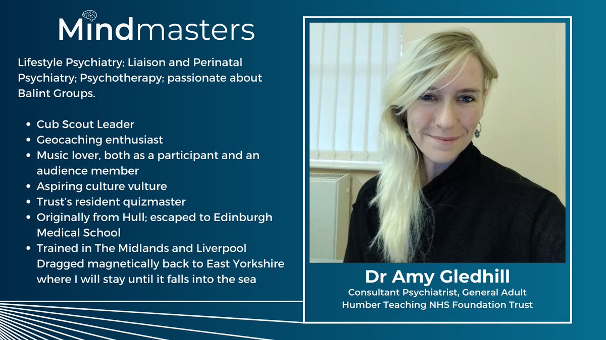 RCPsych Northern & Yorkshire (@rcpsychny) on Twitter photo We are excited to introduce Dr Amy Gledhill as a member of the 2023 #Mindmasters Team for the Northern and Yorkshire Division!
Support our team at #RCPsychIC 2023! #GoNYTeam
<a href="/AmyGledhill1982/">Dr Amelia Gledhill π³οΈβπ</a> bit.ly/3lUbN6G We are excited to introduce Dr Amy Gledhill as a member of the 2023 #Mindmasters Team for the Northern and Yorkshire Division!
Support our team at #RCPsychIC 2023! #GoNYTeam
<a href="/AmyGledhill1982/">Dr Amelia Gledhill π³οΈβπ</a> bit.ly/3lUbN6G