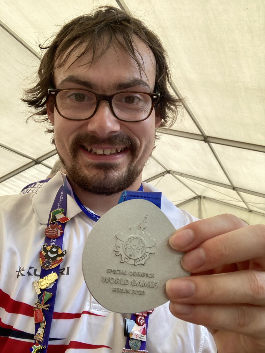 niallguitesogb's tweet photo. What a brilliant race, and it���s a silver medal for me!!!!! @SOGreatBritain @SOWG_Berlin2023 @soeuropeeurasia @SpecialOlympics @Alan_Measles @timcurtisart @LGBT_Owls https://t.co/NS8OQDg4za