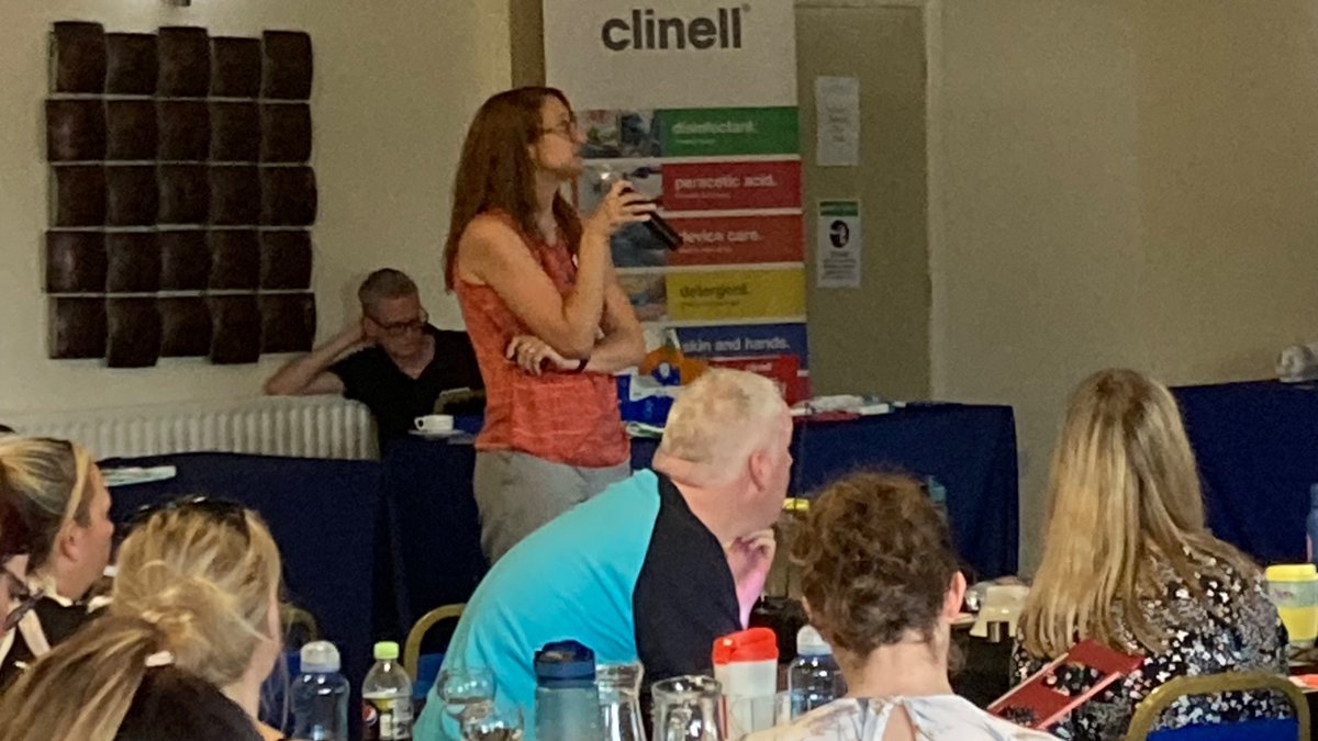 NottshcIPCT's tweet photo. Thank you Rosie for your informative talk ! ππππ#LinktalklearnIPC @Enviro_nottshc #environment @NottsHealthcare #ipc #waste https://t.co/1QkmPA0qBY