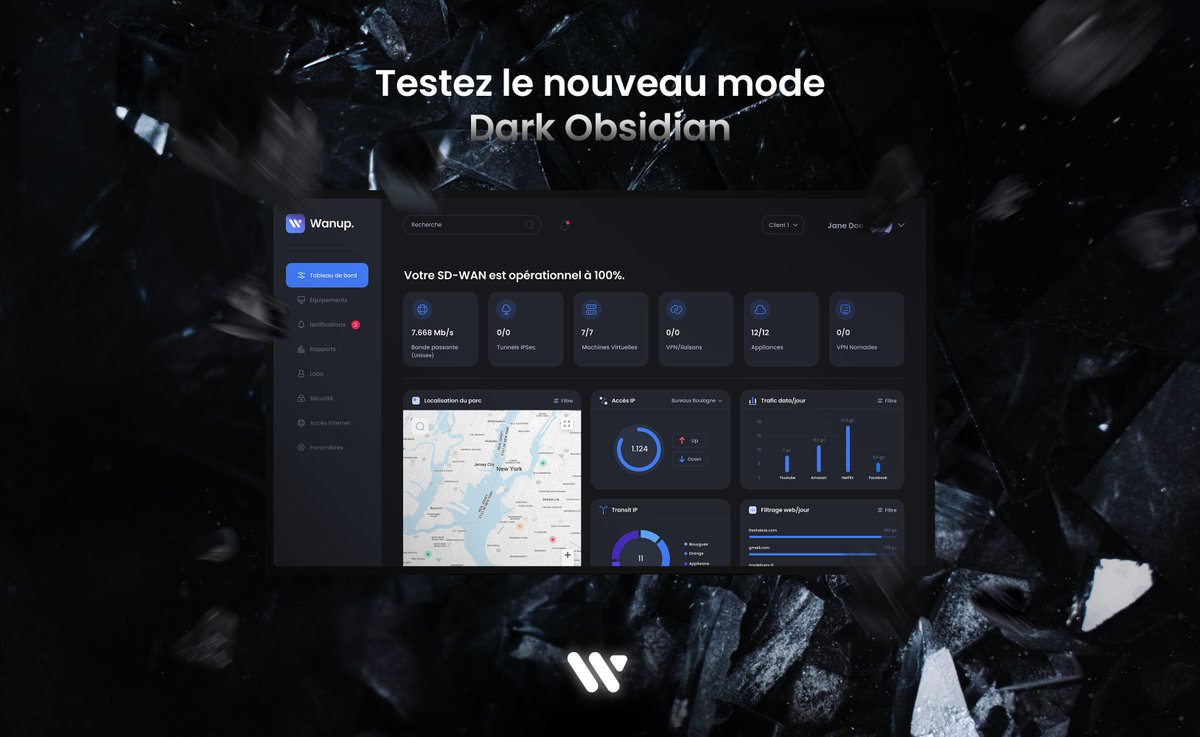 Laissez-vous envoûter par le mode Dark Obsidian. 🌑
