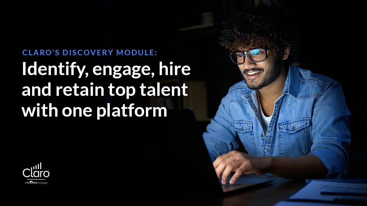 Designed with recruiters and sourcers in mind, Claro’s Discovery module makes it possible to categorize, track and engage with top talent all in the same platform. 

Book a demo today: whcg.co/3p09WPN 

#PeopleAnalytics #Recruitment #Sourcing