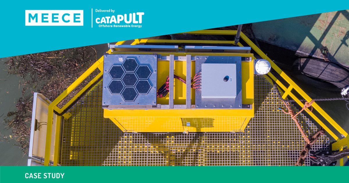 ORECatapult's tweet photo. A recent beneficiary of access to the #MEECE Smart Buoy, @GrafmarineLtd prototype, NanoDeck, has been put through its first marine environment test!
This modular product can generate + store solar power.
π https://t.co/aoCqaV3KrK
@metawales | @wefowales | @SBCityDeal https://t.co/rsANka1Arx