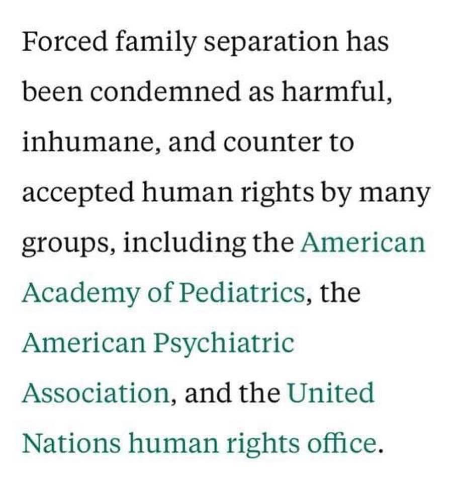 Why would the same not be true for #FosterYouth #Adoptees and #AlienatedChildren ? #EndFamilySeparation #ForcedFamilySeparation #FamilyPreservation #FamiliesBelongTogether #HumanRights