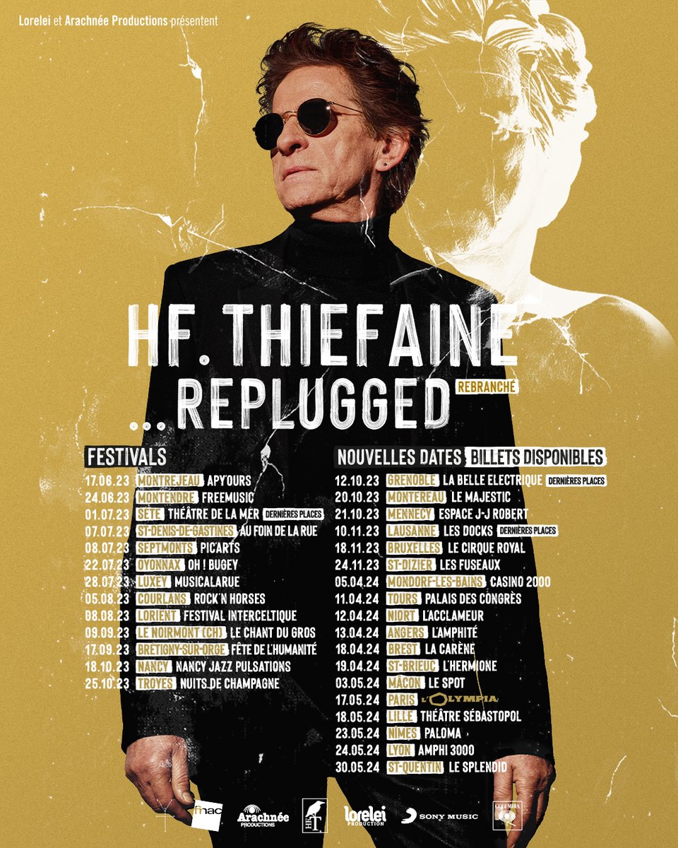Les billets pour les nouvelles dates de la tournée Replugged sont désormais disponibles !
Où vous croisera-t-on ?

Lien billetterie : tix.to/Replugged23