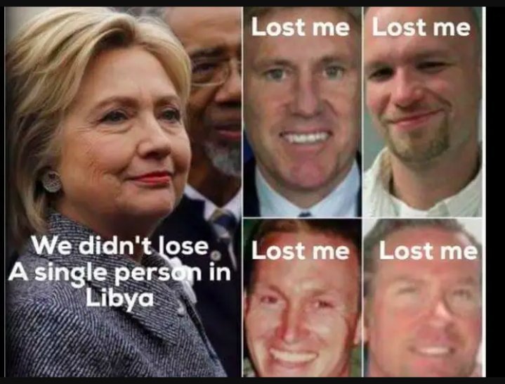 ArmedPatriot45's tweet photo. It's 6/22/2023 & @HillaryClinton & @BarackObama still haven't been held accountable for abandoning Ambassador Stevens & fellow Contractors, Sean Smith, Tyrone Woods & Glen Doherty, leaving them to die in #Benghazi!
#FObama
#FHillary
#NeverForget
#BenghaziAintGoingAway https://t.co/4Ii8QSlthl