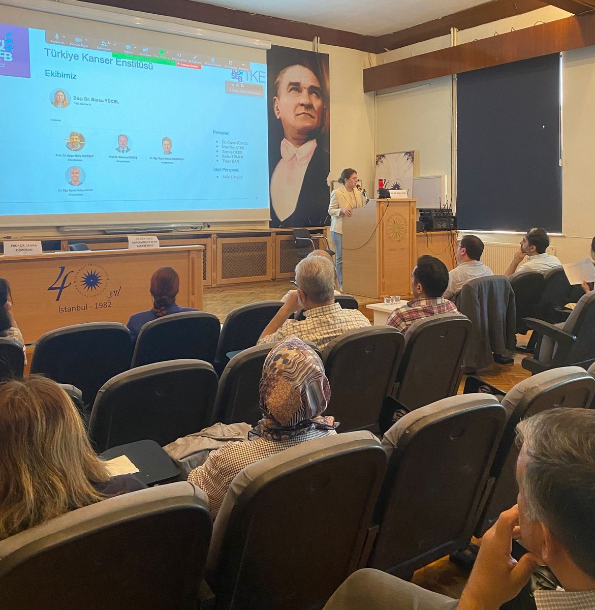 SbBiyoinfo's tweet photo. @tusebgovtr Kanser Enstitüsü Başkanı Doç. Dr. Burcu Yücel'e, CanCell kurucusu Prof. Dr. @argakazi 'ye, İSTÜN'den Dr. Zeynep İşlek Köklü'ye ve GTÜ'den Mehmet Burak Koca'ya değerli sunumları için teşekkür ederiz. https://t.co/EPgszfDbJL