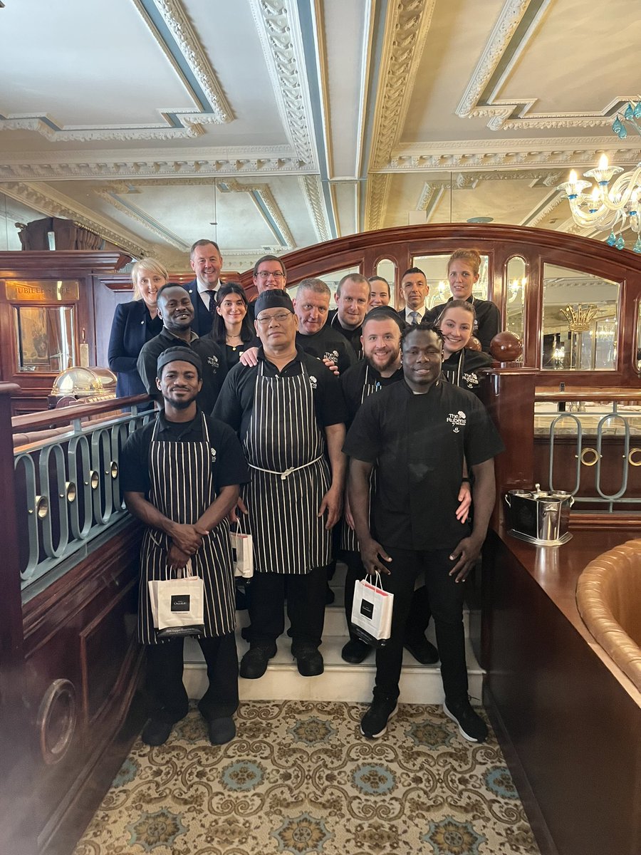 Celebrating our magnificent Kitchen Porters on National KP Day, down here on Buckingham Palace Road <a href="/rubenshotel/">rubenshotel</a> <a href="/41Hotel/">41 Hotel</a> <a href="/bbarlondon/">bbar & restaurant</a> <a href="/Caterertweets/">The Caterer</a> #kpday