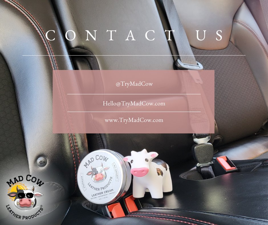 Contact us with any questions you may have!
#MadCowProducts #LeatherProducts #leather #MadeInAmerica #Handmade #PremiumProducts #StPatricksDay #PremiumLeatherProducts #Automobile