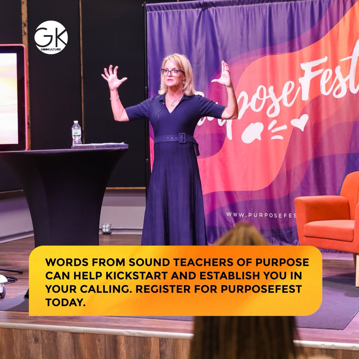 Embrace your purpose, and live a more fulfilled life. Register for PurposeFest today.

.

.

.

#GodKulture #LeadershipCoach #LeadershipCoaching #LeadersMindset #LeadershipGoals #LeadershipTraining #PurposeFest #ChristianEvents #LeadershipEvent