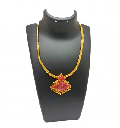 Kollam Supreme Classy Gold Plated Adial Pendant Necklace 
Buy Online: ow.ly/mINK50OJMtj
.
.
.
#kollamsupreme #onlineshopping #imitationjewellery #fashionjewellery #jewelrydesigner #designerjewellery #giftideas #wedding 
#adial #adial necklace #traditional #pendant necklace