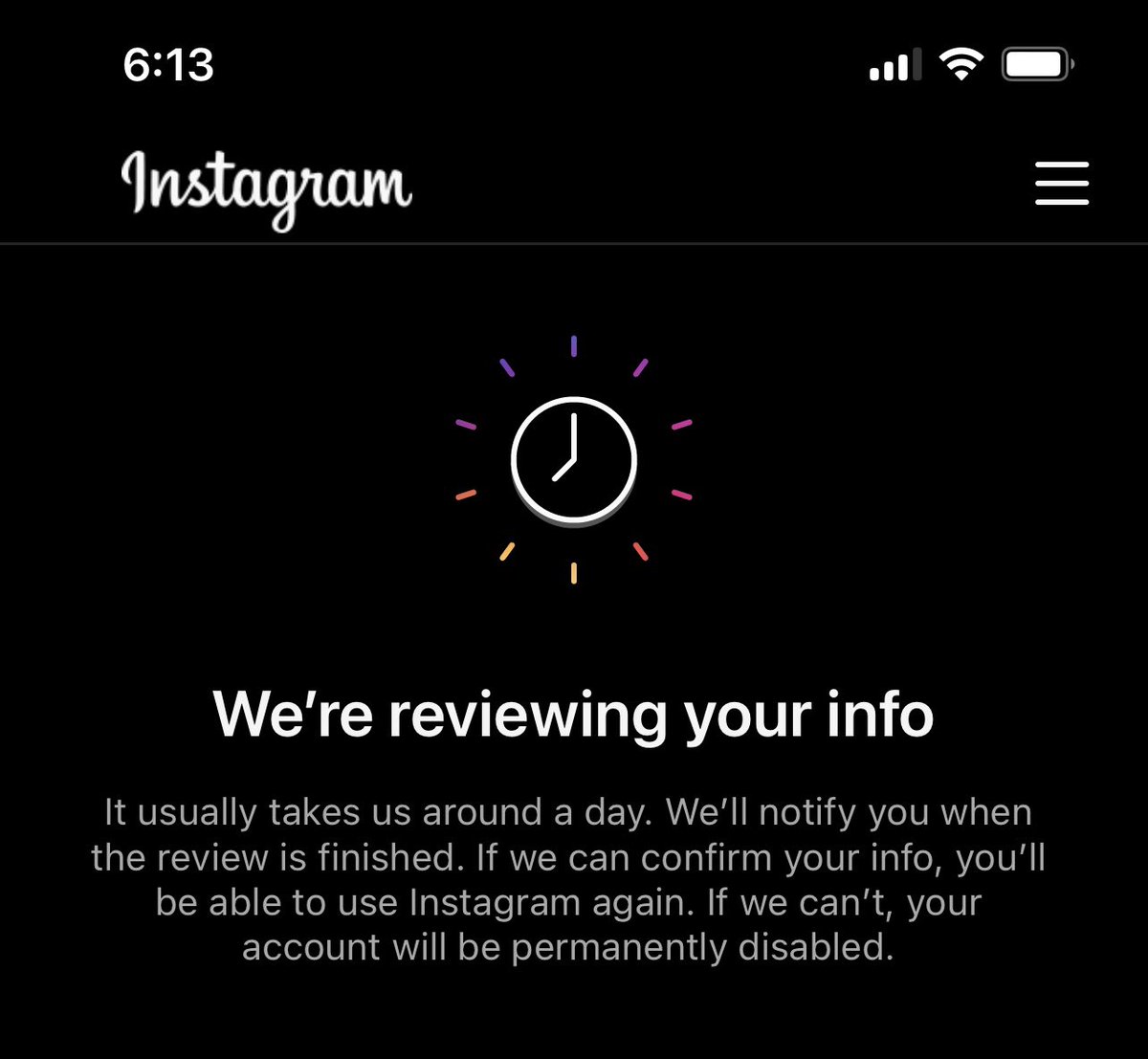 CobianCapital's tweet photo. @instagram it has been 6 days … not around one day! 

My account is verified &amp; cannot get a hold of any support ! https://t.co/thqtkyIvj4