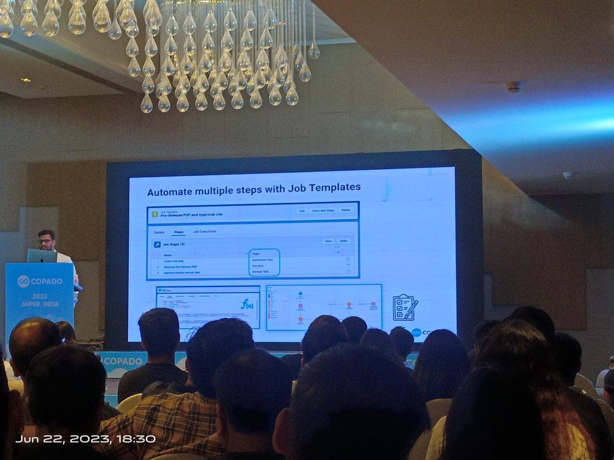 Abhi_mishra1996's tweet photo. Automate multiple steps with job templates like Salesforce flow , task
@gauravkheterpal
@tarungupta051
@nitssnatha

@CopadoSolutions
#Copado #CopadoUserGroups  #CopadoJAI #CopadoCommunity #project #quality https://t.co/Yv8HcrcsGj