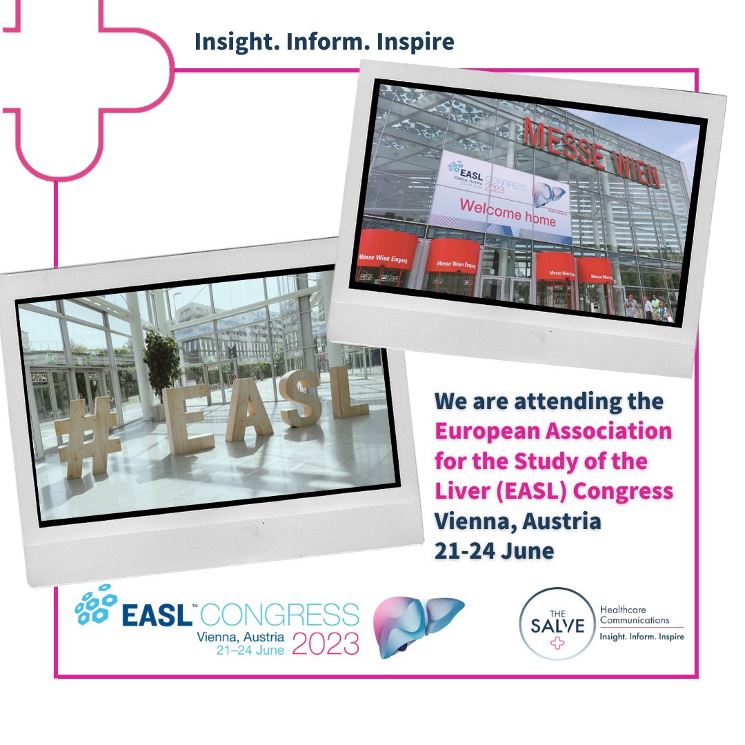 TheSalveHealth's tweet photo. Our team are in beautiful Vienna, Austria this week for the European Association for the Study of the Liver (EASL) Congress 2023 from 21-24 June. Looking forward to some interesting sessions!
.
.
.
#MedComms #MedicalAffairs #Onsite #LiverDisease #ScienceCommunication #Conference https://t.co/TZWTamdRQ4