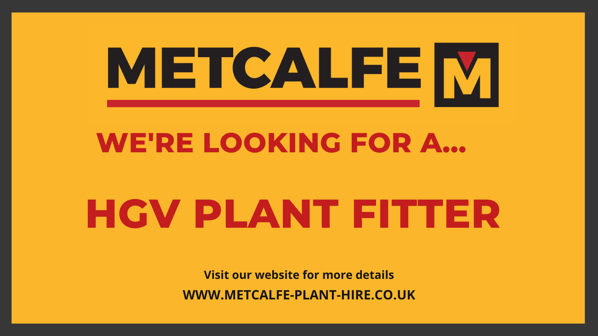 Join our team as an experienced HGV Mechanic / Plant Fitter. 

Apply now and take the next step in your career.  Click here to find out more buff.ly/44eyYJW 

#JobOpening #HiringNow #MechanicJobs #PlantFitter #ConstructionIndustry