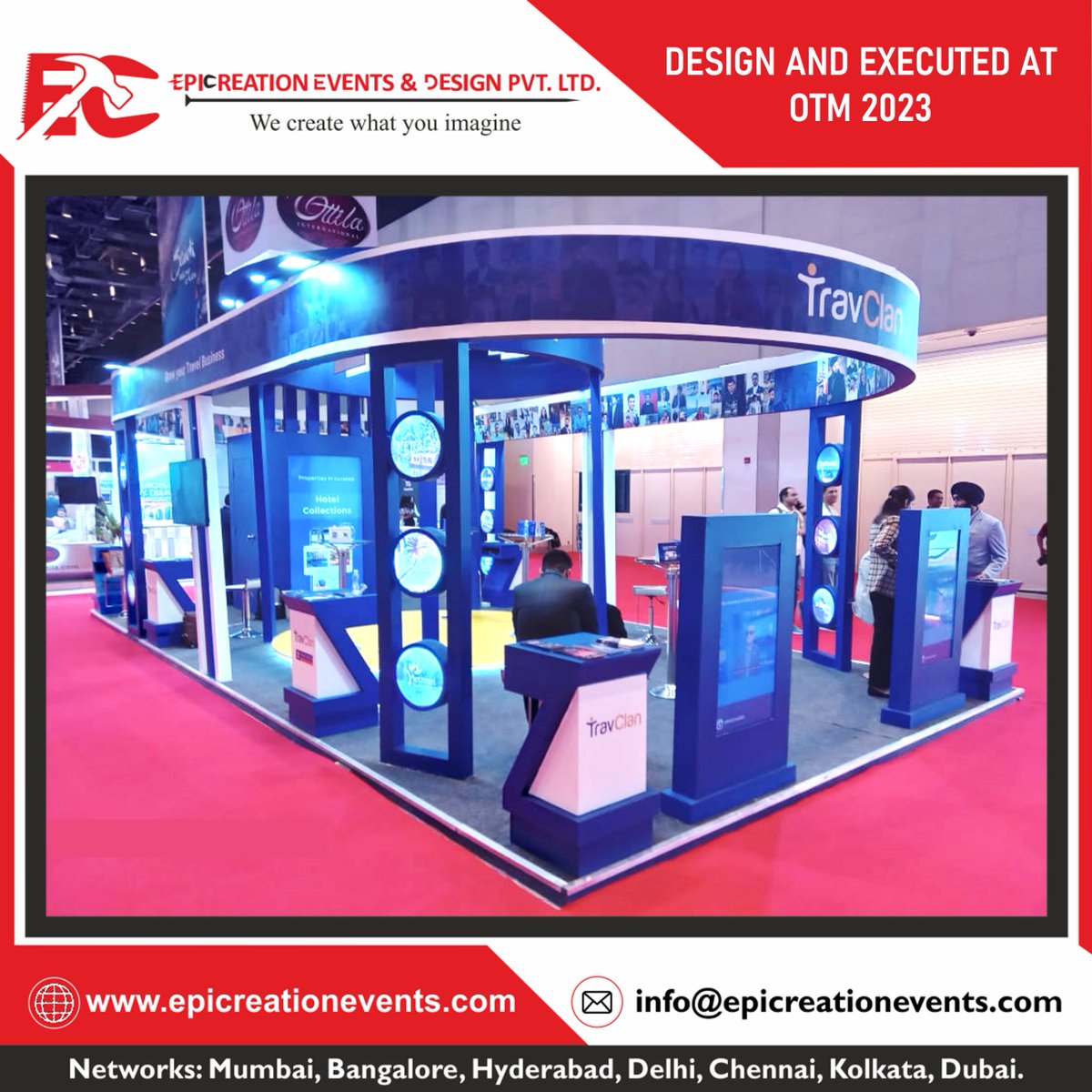 Travclan Technology India Private Limited Stall Designed And Executed By Us At OTM 2023, Jio World Convention Centre, Mumbai, Maharashtra, India

Visit Us At epicreationevents.com

#OTM #OTM2023 #LeadingShow #Leaders #Ipsos #OTM2024 #February #JWCC #India #Asia #Mumbai