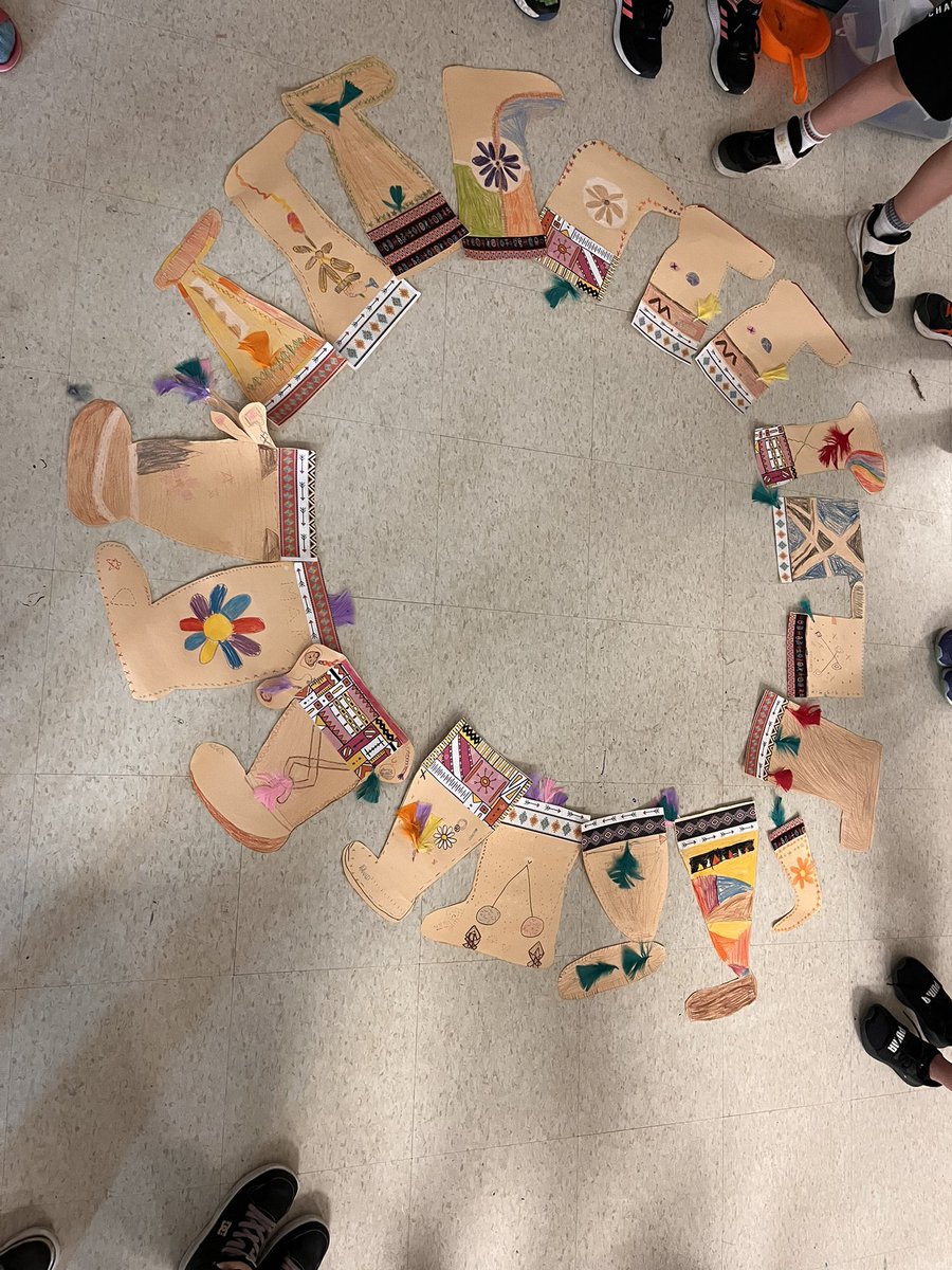 PamleePlee's tweet photo. Indigenous traditions @GuthriePublic Integrating math - find patterns and shapes on our kamiks @SCDSB_Schools @scdsbmath @SCDSBliteracy1 #IndigenousHistoryMonth #mathfun #last20daysofmath https://t.co/LQxDtXqHzq