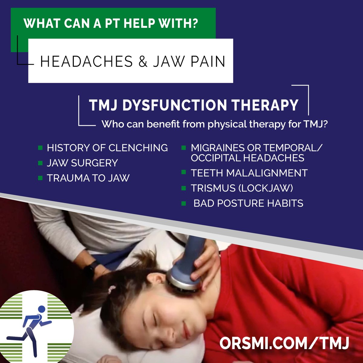 Did you know?

#TMJtherapy #jawpain #migraines #physicaltherapy