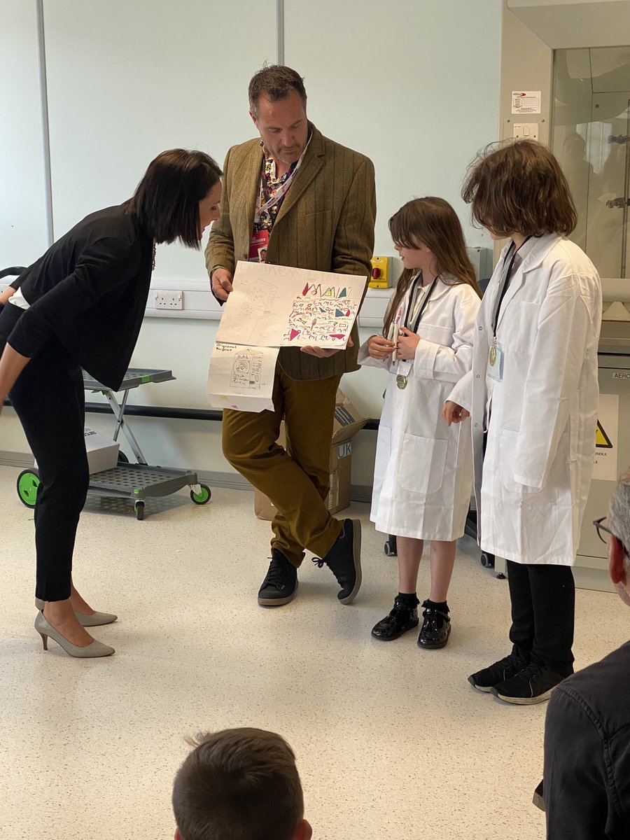 childrensuni's tweet photo. The children from @MerseyDeltaY5 were challenged to designing new @ThisIsReckitt products by creating a poster to show their ideas. Some very important scientist from Reckitt had the tricky job of picking a winner! 
#FutureScientists https://t.co/3zv2Im8L3n
