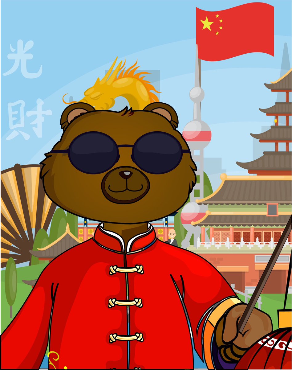 With the purpose of sharing #BOBOCulture- love culture. We create $BOBO wearing traditional cosumes in each country in order to show the respecting the cultural values of each others! 

#BOBO in Chinese traditional costumes! 

All for free and everyone can use it. 

<a href="/BOBO_Erc20/">🐻BOBO🐻</a>