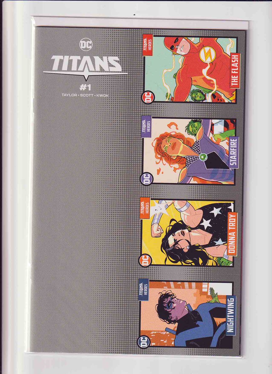 #Titans #1 (2023) #PerforationTradingCard Card Stock Variant / #NicolaScott Pencils / #TomTaylor Story / #TheFlash (#WallyWest) Apparent Death 'OUT OF THE SHADOWS' The Dark Crisis is over, and the Justice League is no more. Now, a new team must rise and protect the Earth…