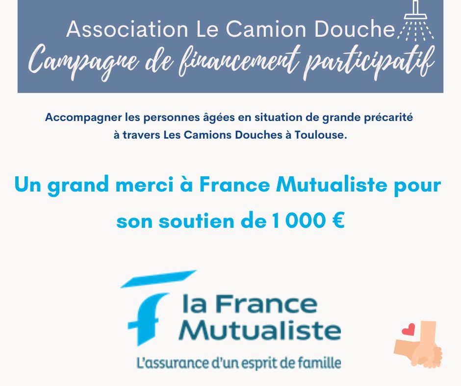 La campagne de financement participatif a atteint 121% soit 4 840 €.

Un très grand merci à nos 42 merveilleux contributeurs et à la France Mutualiste pour son soutien de 1 000 € ! 

Merci pour votre mobilisation ! 🙂🙏🙂