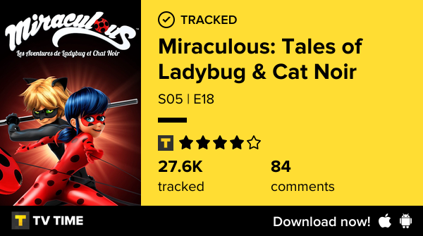 Az Önce bu Bölümü izledim S05 | E18 Miraculous: Tales of Ladybug & Cat Noir! #miraculous  tvtime.com/r/2RxUB #tvtime