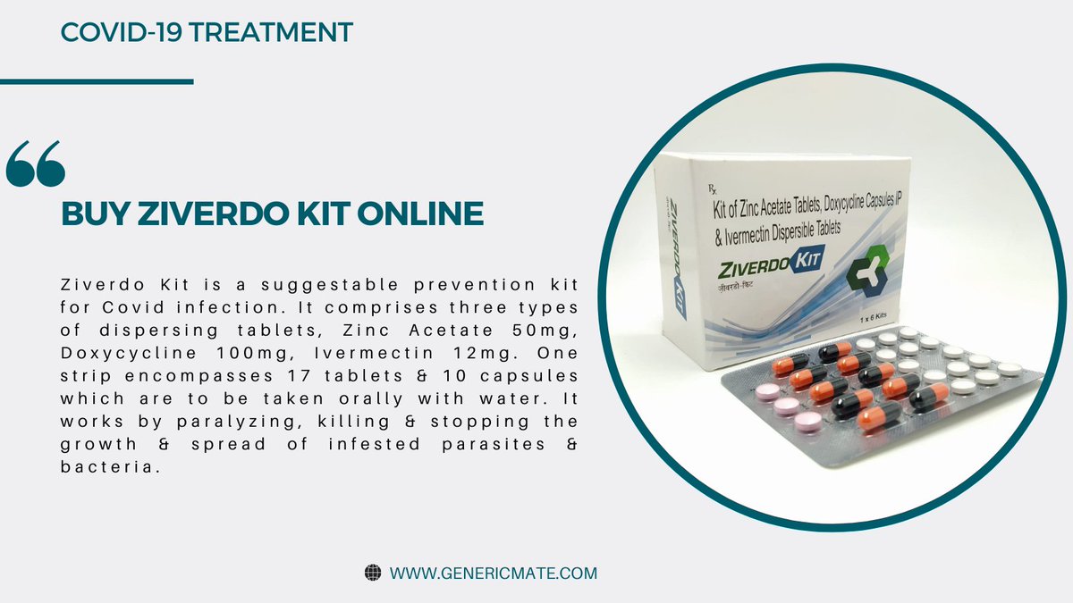 Generic_Mate's tweet image. #COVID19 

Genericmate is the best place to buy generic drugs online like #Ivermectin #HCQS #azithromycin #Ziverdokit #FabiSpray and other products!

Use Code "GM15" For 🎁Get 15% Off 

Order Now:genericmate.com/product/ziverd…