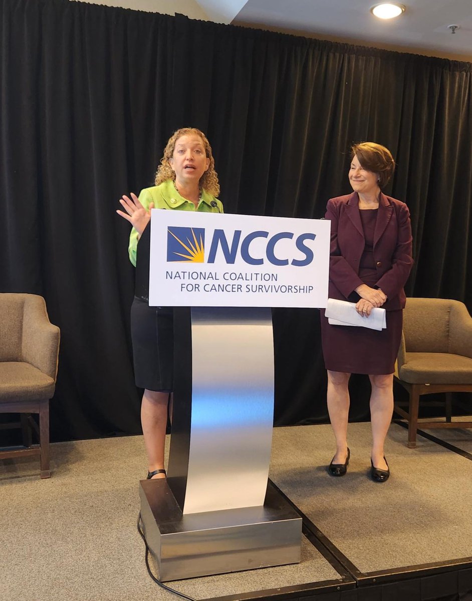 Today is the day! Advocates from the #CPAT23 Symposium are on #CapitolHill championing the Comprehensive Cancer Survivorship Act, co-sponsored by <a href="/RepDWStweets/">Rep. Debbie Wasserman Schultz</a> <a href="/RepBrianFitz/">Rep. Brian Fitzpatrick 🇺🇸</a> <a href="/RepDeSaulnier/">Mark DeSaulnier</a> <a href="/SenAmyKlobuchar/">Senator Amy Klobuchar</a> &amp; <a href="/SenatorCardin/">Senator Ben Cardin</a> Our voices matter. #NCCSHillDay23
