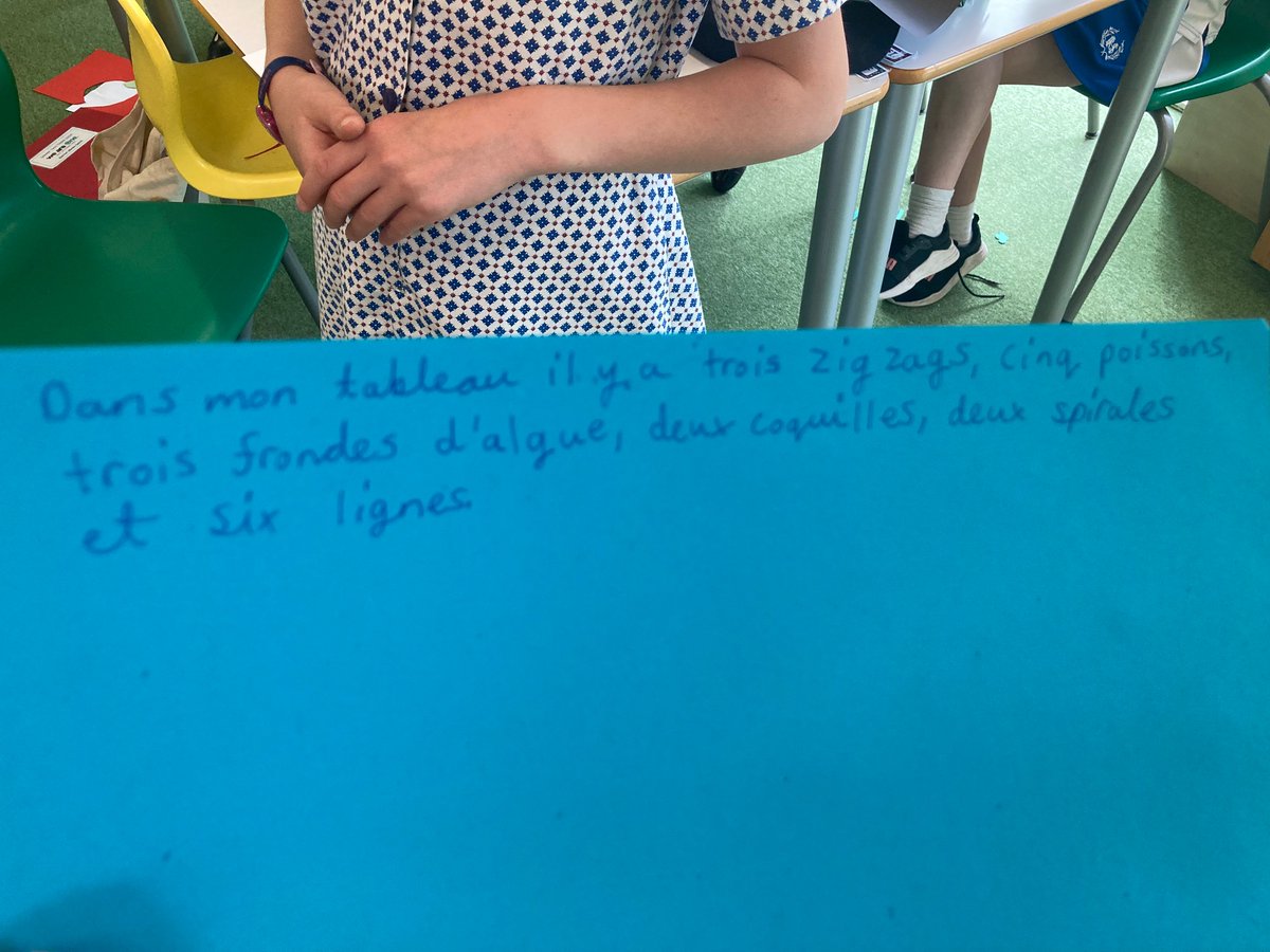 RHSBLanguages's tweet photo. Year 6 have been learning about Matisse and created their own cut out shapes which they presented to the class. https://t.co/DlGosxxq07