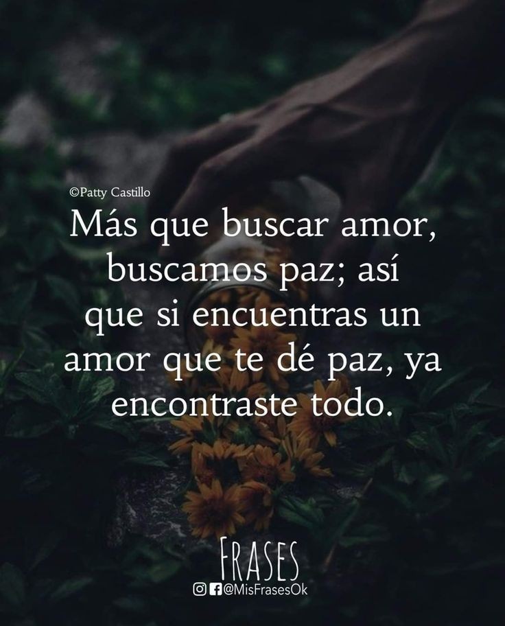 Más que buscar amor...