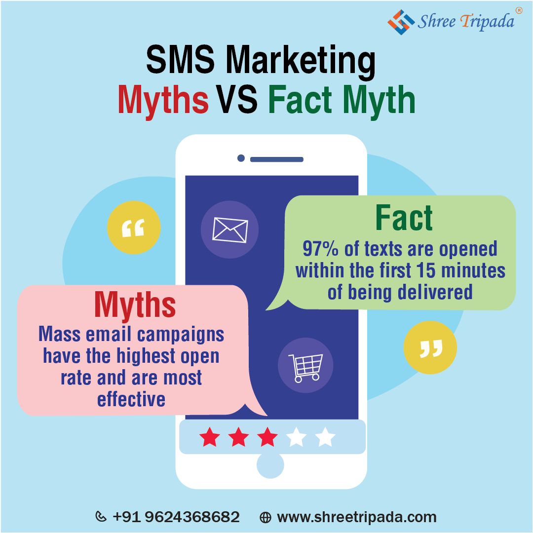 MYTH vs FACT⠀
Contact us Call : 09624368682 | 09316166117 
Mail : sales@shreetripada.com 
Website : shreetripada.com  

#bulksms #promotionalsms #bulksmsservice #bulksmsprovider #it #smsservice #telecom #sales #dlt #smsapi #sms #bulksms #india #shreetripada