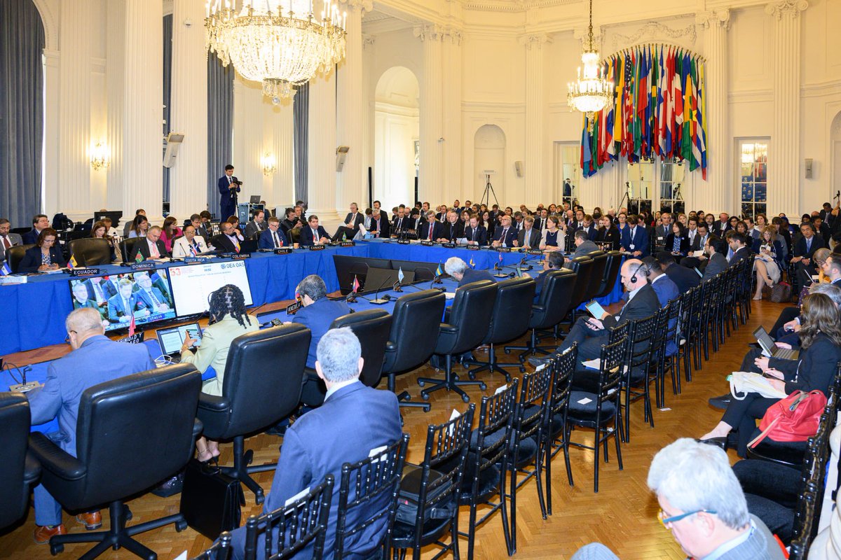 En el diálogo con los Estados Miembros Italia reafirma su vinculo trascendental con los países de las Américas y el compromiso de seguir fortaleciendo la relación con la OEA.