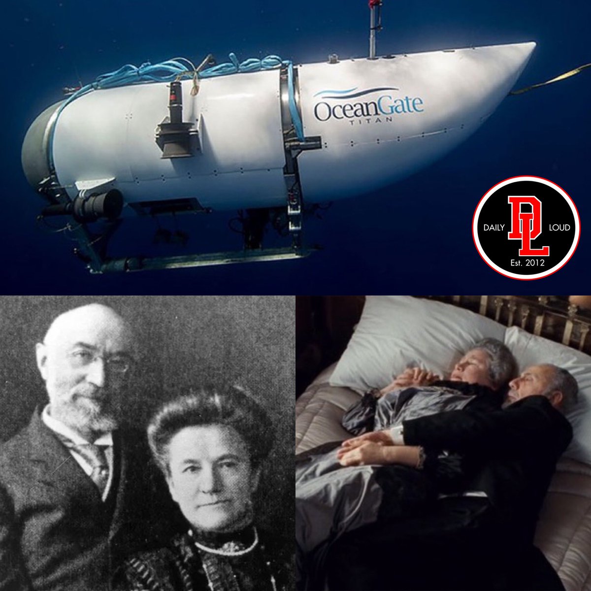 The wife of Stockton Rush, the pilot of the missing Titanic tour submarine, is actually the great-great-granddaughter of two first-class passengers who died on the Titanic, according to records. 

A fictionalized version of the couple is even featured in the movie “Titanic”