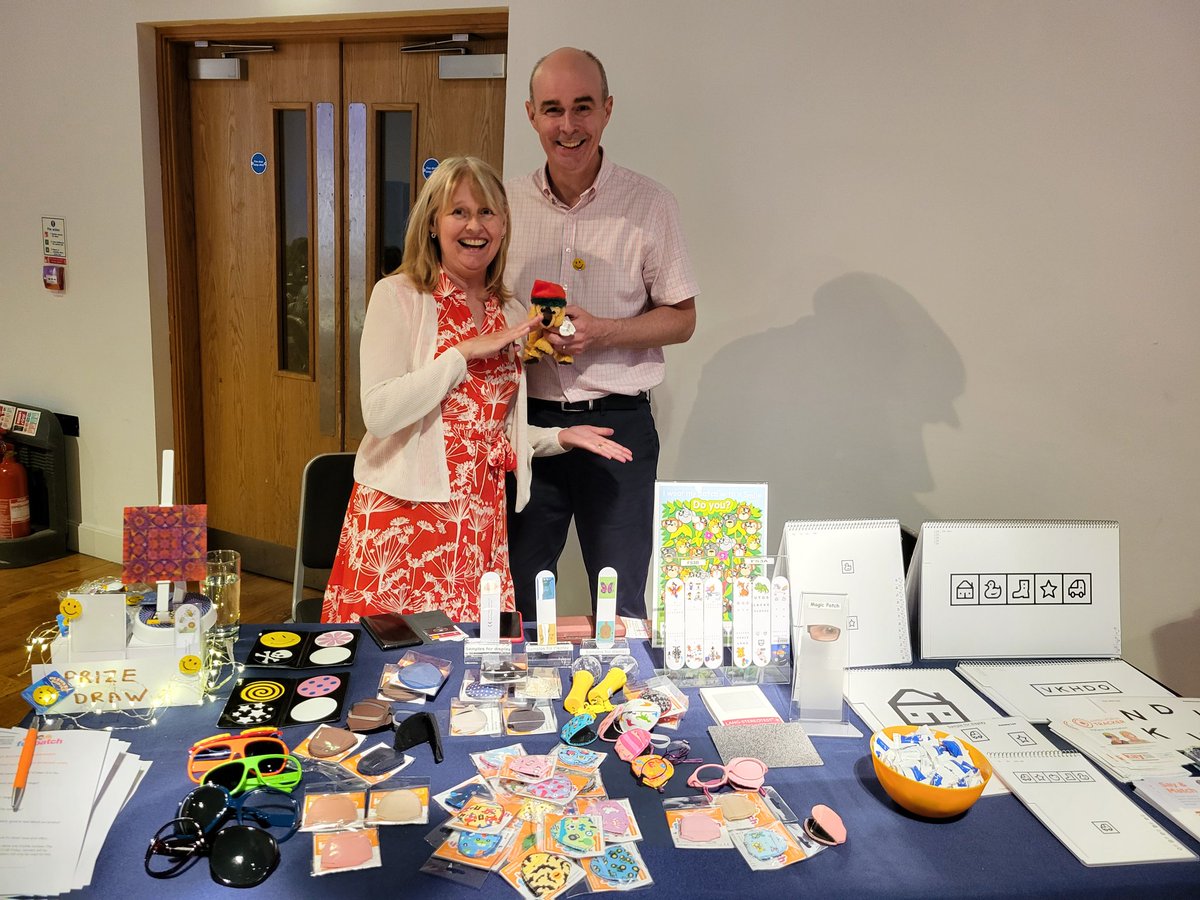 Always great to see @kaypictures for a catch up. Someone asked about the research on the #amblyopia tracker app - check this out. #EvidenceBasedPractice  bioj-online.com/articles/10.22…